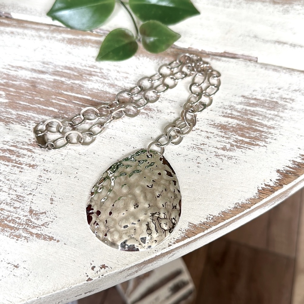 Sterling silver statement piece.